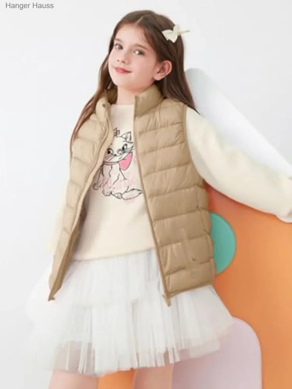 Kids Zip Up Padded Gilet Winter Quilted Vest Sleeveless 100% Polyester